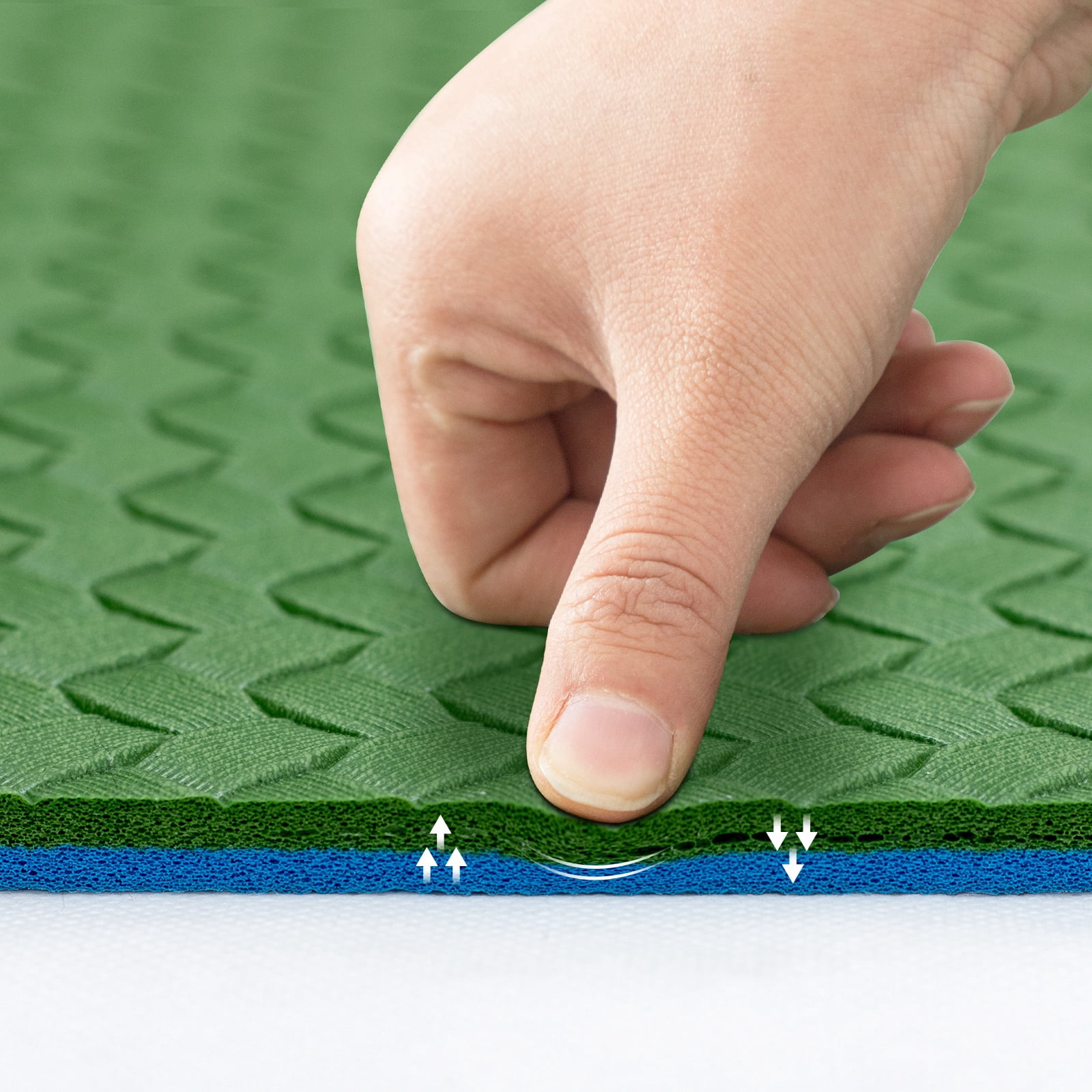 Ray Star Extra Thick Yoga Mat 31.5''x72''x0.31'' Thickness 0.31 Inch -Eco Friendly SGS Certified - With High Density Anti-Tear Exercise Bolster
