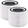 thumbnail image 1 of Paquete de 2 filtros purificadores de aire para LEVOIT Core 300 y 300S, color blanco, 1 of 7
