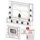 thumbnail image 4 of Mueble Para Tv Centro De Entretenimiento 65 Pulgadas Moderno Alameda Moderno, 4 of 4