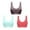 S-2-Red-1, variant on Bigersell Girls Sports Bra Ladies Seamless Comfortable 1 Piece No Underwire Vest Breathable Push-Up Bra Woman Underwear Big & Tall Size Yoga Bra, Style 14245, Gray 32B