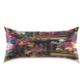 thumbnail image 2 of Satin Pillowcase Home Luxury Envelope Pillowcases Soft And Smooth An Old Leather-Bound Bookshel, 2 of 6