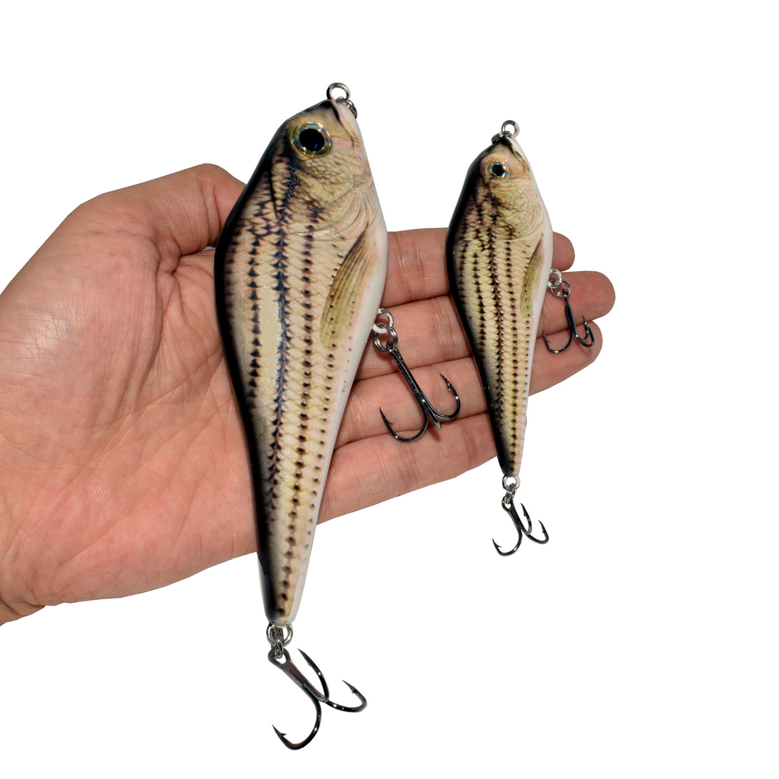 Fishing Lure Bait Swimbait Jerkbait 4.1inch 6inch Minow Fishhook Crankbait Muskie Bass Trout Lure  Fishing Tackle