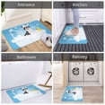 thumbnail image 5 of Vsdgher Collie in Bathtub print Flannel Anti-Slip Floor Mat Comfort Mat Floor Carpet for Decor, Non-Slip, Home, Office, Laundry, Durable, 5 of 5