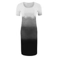 thumbnail image 6 of gakvbuo Maternity Dress For Photoshoot Womens Short Sleeve Breast-Feeding Maternity Nursing Dress Bodycon Pregnancy Scoop Neck Ruched Midi Fitted Dresses For Women 2401, 6 of 7