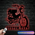 thumbnail image 2 of Handmadetneonsign Custom Motorbike Metal Wall Art LED Light - Personalized Motorbike Name Led Sign, 2 of 5