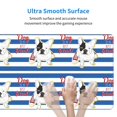 thumbnail image 5 of Pofeuu Bulldog Friend Print Desk Mat for Keyboard and Mouse，Computer Desk Matt for Desktop，Large Mouse Pad for Desk，Desk Pads on Top of Desks 12x31.5in, 5 of 8