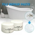 Tub Repair Kit White for Ceramic Porcelain, Tub Repair Kit for Sink