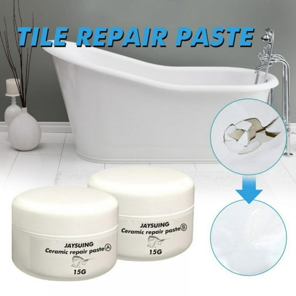Greyghost Tub, Tile and Shower Repair Kit - White | Fiberglass and Porcelain Repair | Shower & Countertop - Bathtub Refinishing Kit