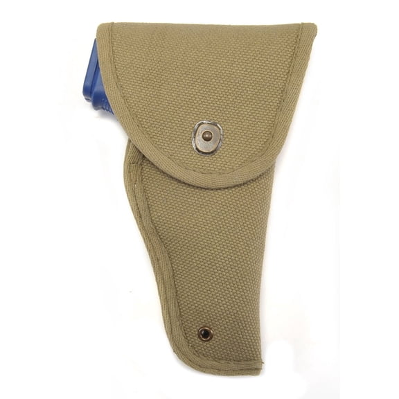 World War Supply Cotton Webbing Hip Belt Holster for Glock 19 OD Green