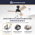 thumbnail image 3 of Prominence Home Rawling 30 Inch Indoor LED Ceiling Fan with Pull Chain, Bronze, 3 of 9