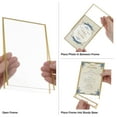 thumbnail image 5 of Great Northern Popcorn 5x7 Picture Frame 6-Pack for Table Numbers, Gold, 5 of 11