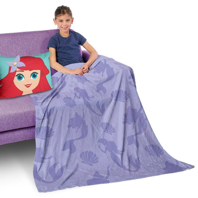 Licensed Character 2-Piece Kids Pillow Pocket and Throw Set