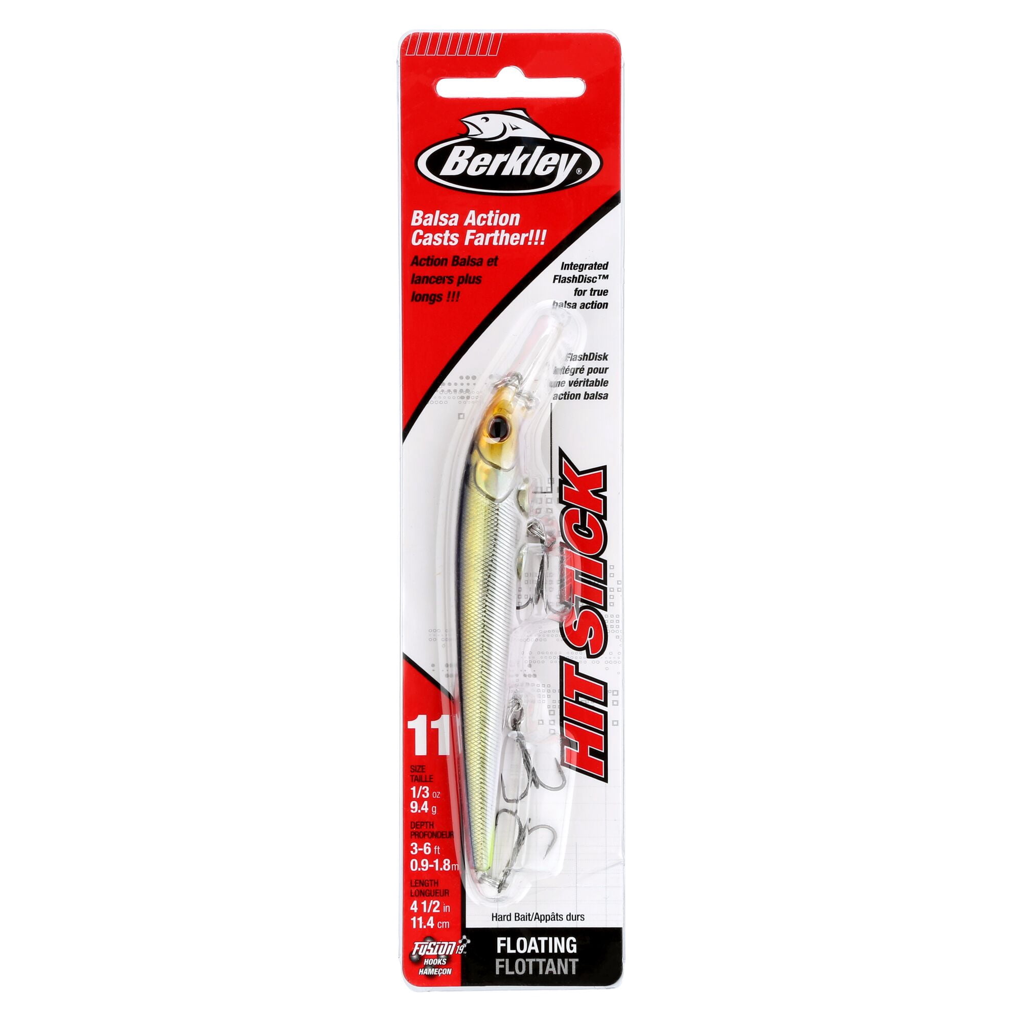Berkley Hit Stick, 4.5 in, Crankbaits, Nebu (1 Count)