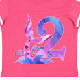 thumbnail image 4 of Inktastic 2nd Birthday Mermaid Tail Boys or Girls Toddler T-Shirt, 4 of 5