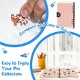 thumbnail image 6 of A5 Enamel Pin Display Book, 8 Pages Pins Collection Storage Organizer Book Clear PVC Cover Portable Travel Pin Display Book (Not Include any Accessories), 6 of 18