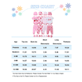 thumbnail image 2 of KIMI BEAR Newborn Baby Girl Layette Set Shower Gift Sets 4 Packs Romper Pants Sets Long Sleeves Short Sleeves Bodysuit with Hat Gloves 16pcs Clothing Pink NB, 2 of 7