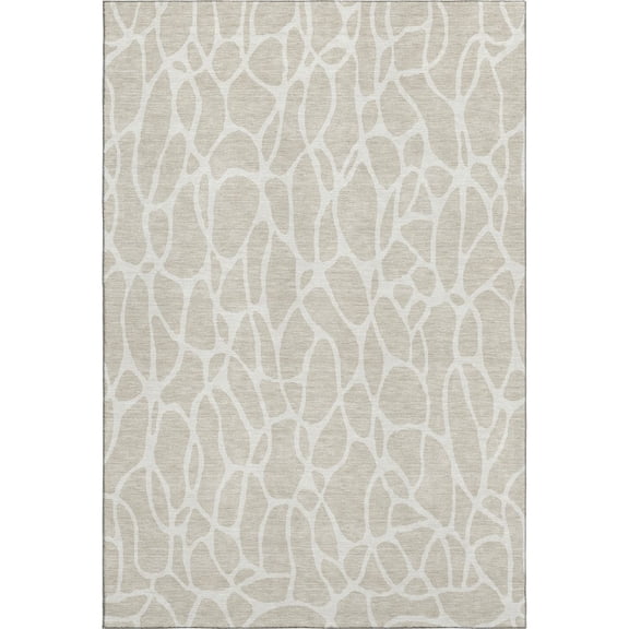 Dalyn Rugs Premium Machine Washable Mayfield AMF1024 Beige 5' x 7'6" Rug