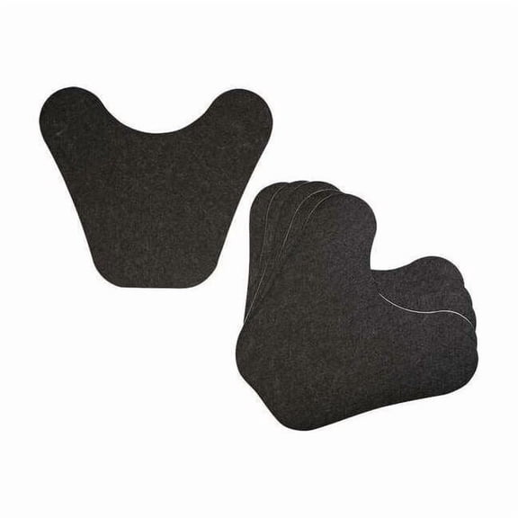 Pig Toilet Mat,Black,Unscented,15 1/2 in,PK6 GRP7003-BK