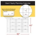 40x60 Giant Yearly and 24x36 Large Monthly Dry Erase Laminated Wall
