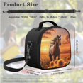 thumbnail image 6 of Yuyamidu Horse Boys Backpack Set 3 in 1, 17 Inch School Backpack with Lunch Bag and Pencil Case, Large Capacity Bookbag for Elementary Middle School Boys, 6 of 7