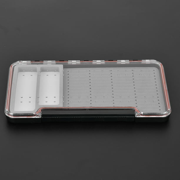 Fishing Accessory,Transparent Fly Lure Box Fly Lure Container Bait Tackle  Box Next-Gen Design 