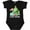 AB-Black, variant on Inktastic Buon Natale Cute Santa and Christmas Tree Boys or Girls Baby Bodysuit