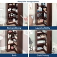 thumbnail image 4 of Sauder Select Corner Bookcase, Select Cherry Finish, 4 of 8