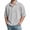 White, variant on IWRICH Men's Polo Shirts Short Sleeve Polo Shirts Loose Fit Casual Collared Shirt Textured Knit Workout Tops White XL