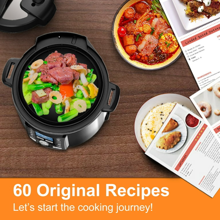 Moosoo Electric Pressure Cooker with Digital Touchscreen Health