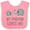 Pink and White, variant on Inktastic My Peepaw Loves Me Grandchild Boys or Girls Baby Bib