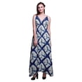 thumbnail image 1 of Bimba Robe de Plage Bohème Sans Manches Longue Maxi à Bretelles Imprimée pour Femmes Shibori - Petit, 1 of 6