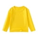 thumbnail image 4 of Blusas y camisas de manga larga con cuello redondo para niños pequeños, moda para niños, lindo color sólido, suave, top de manga larga, camiseta de cuello redondo, conjunto de cuatro piezas, top para, 4 of 7