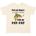 thumbnail image 3 of Inktastic Pack My Diapers I Am Going Fishing with Pop-pop Boys or Girls Toddler T-Shirt, 3 of 5
