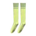 thumbnail image 2 of Harmtty 1 Pair Women Sport Stockings Elastic Cycling Knee Socks Anti-slip Arch Support Silicone Bottom Contrast Color Stockings for Yoga Pilates Dance, 2 of 8