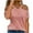Pink, variant on Oalirro Blouses for Women Dressy Casual Women Blouses and Tops Fashion Women's Casual Off The Shoulder Lace Regular Fit Short Sleeve Tops V-Neck Shirt Tops Pink