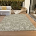 thumbnail image 6 of Addison Rugs Chantille Indoor/Outdoor Transitional Geometric, Abstract Taupe Washable Rectangle Rug, 2'6" x 3'10", 6 of 6