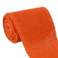 thumbnail image 1 of Gift Wedding Jute Belt String Strap Craft Burlap Ribbon Roll Orange 2.2 Yard, 1 of 1