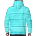 thumbnail image 7 of Daiia Turquoise Wooden for Men's Fashion Hoodies & Sweatshirts with Kangaroo Pocket Hooded Sweatshirt Breathable & Moisture Wicking-X-Large, 7 of 7