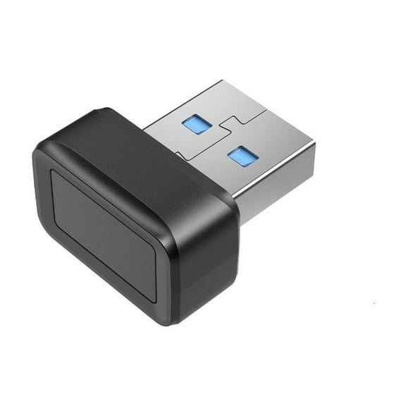 WE-POLUJ Mini USB Security Key Window Hello Fingerprint Reader Reliable and Convenient Accesss Control 360 Degrees Detection