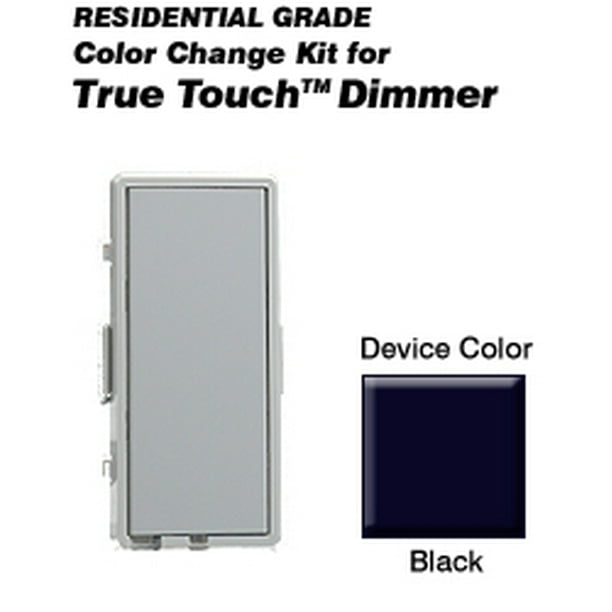 Leviton TTKITE Color Change Kit True Touch Decora Style Dimmer Black