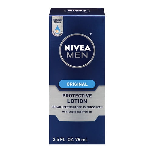 Nivea For Men Face Care Daily Protective Lotion With Spf 15 2.5 Oz, 2