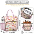thumbnail image 5 of Large Insulated Lunch Bag Box Women Mushroom Leakproof Waterproof Leakproof Lunch Box with Multi Pockets Removable Strap for Work PicnicTeacher Mothers Day Christmas Birthday Gifts, 5 of 7