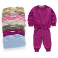thumbnail image 6 of KYAIGUO Boys 2Pcs Track Suits Outfit Set for Toddler Kids,Baby Cute Long Sleeve Crewneck Top + Elastic Pants Clothes Set Outfits Sweatsuits Jogger Suits Sweatshirt Pants Set for 12M-9T, 6 of 8