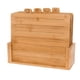 thumbnail image 1 of Tablas Picar Bambú 28x24cm Juego De 4 Piezas, 1 of 4