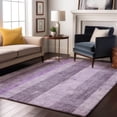 thumbnail image 7 of Addison Rugs Mayfield Premium Machine Washable Transitional Stripes Purple Rectangle Rug, 10' X 14' Machine Washable Transitional Stripes Purple Oversized Sherpa Throw Blanket, 7 of 7