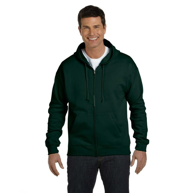 Hanes Adulte 7.8 oz. EcoSmart 50/50 Capuche à Fermeture Éclair Complète - P180