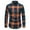 Green, variant on zfhfof Mens Button Down Shirts Slim Fitted Long Sleeve Casual Plaid Flannel Shirt Fall Lightweight Work Shirts