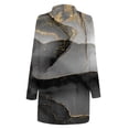 thumbnail image 6 of IROINNID Cardigan for Women Long Sleeve Print Cardigan Top Blouse,Black, 6 of 6