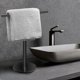 thumbnail image 4 of Soporte para toallas de mano, soporte para tocador de baño, encimera, toallero en forma de T negro mate, soporte para barra de toalla para baño y cocina, 4 of 8