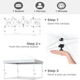 thumbnail image 2 of 10x10 pop-up canopy tent: portable rolling bag, 4 weight bags, 3 adjustable heights, outdoor quick-abiertos, 2 of 8